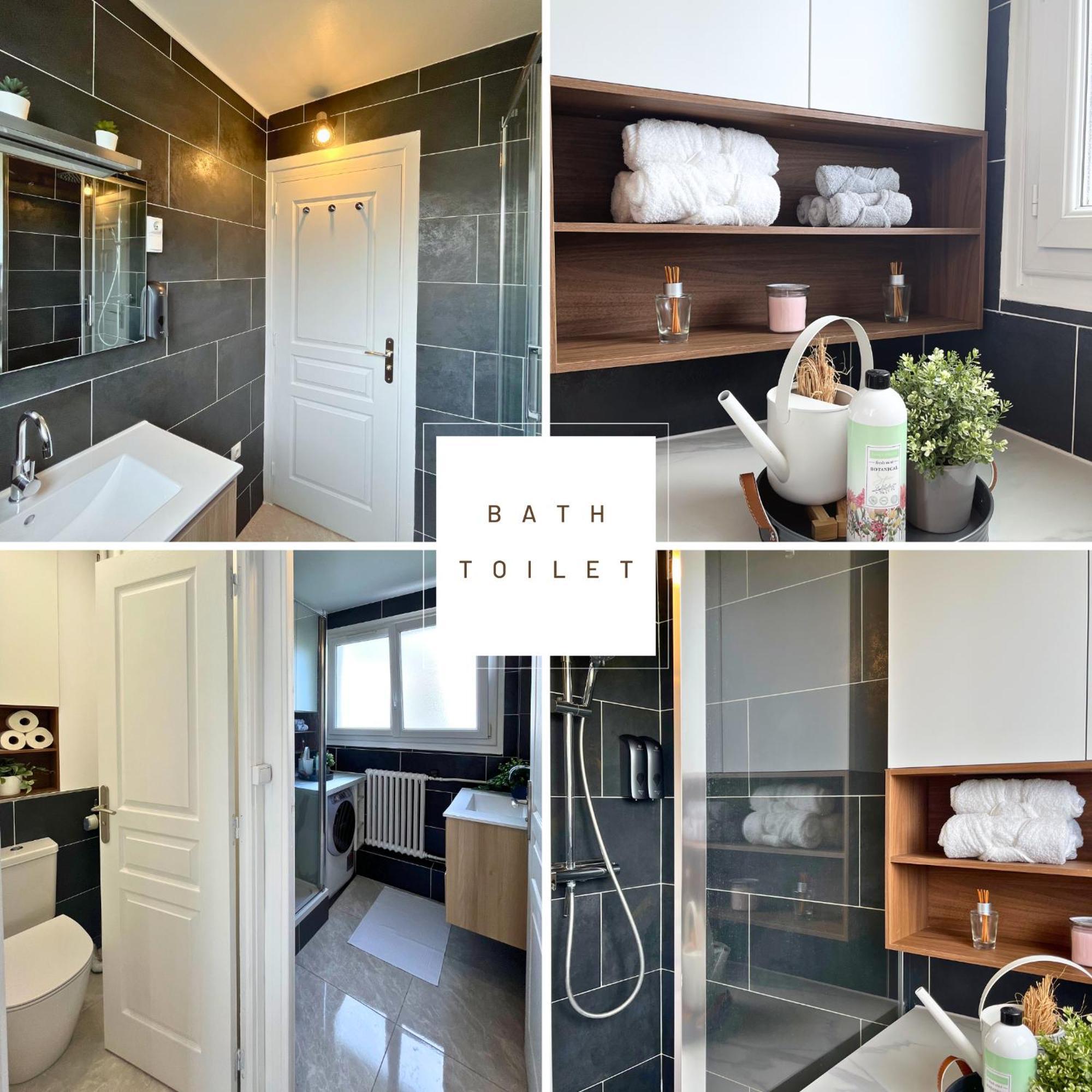 Entire 60M2 Apartment - Close To Paris - Parking - Kitchen - 2Min Rerb - Olympic'24 Bourg-la-Reine Exterior photo
